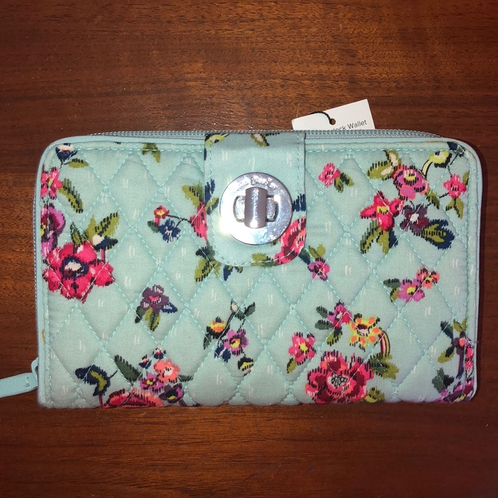 Vera Bradley RFID Turnlock Wallet